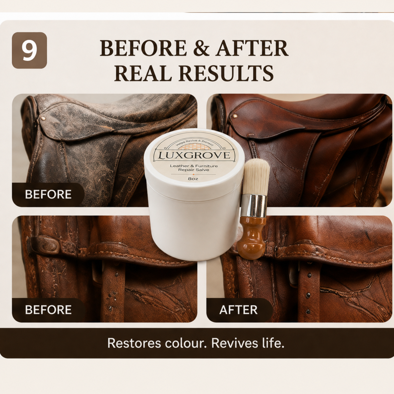 Luxgrove - Tack & Leather Repair Salve（New Upgraded）