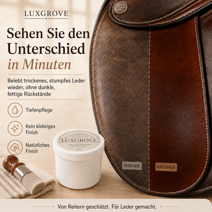 Luxgrove – Pflegebalsam für Sattelzeug & Leder