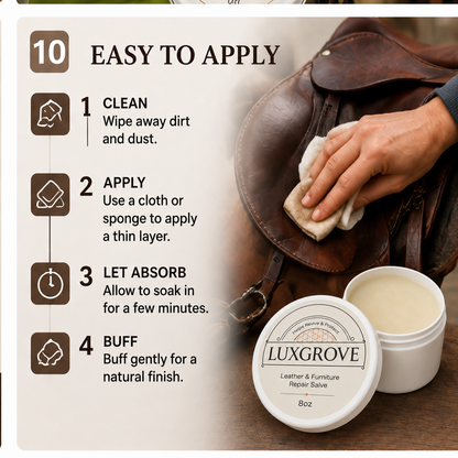 Luxgrove - Tack & Leather Repair Salve（New Upgraded）