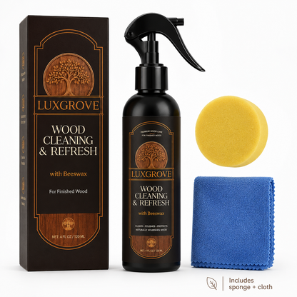 Luxgrove – Wood Cleaning & Refresh Beeswax Spray