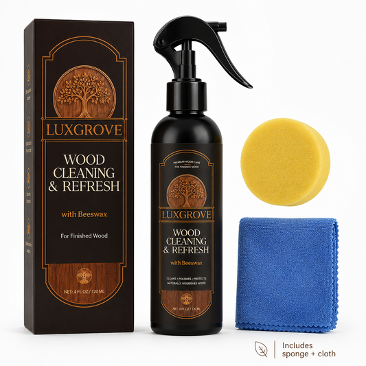 Luxgrove – Wood Cleaning & Refresh Beeswax Spray