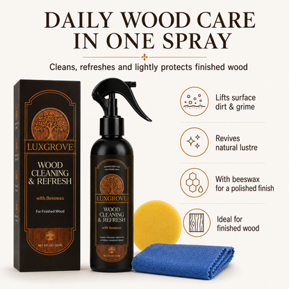 Luxgrove – Wood Cleaning & Refresh Beeswax Spray