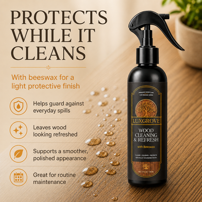 Luxgrove – Wood Cleaning & Refresh Beeswax Spray
