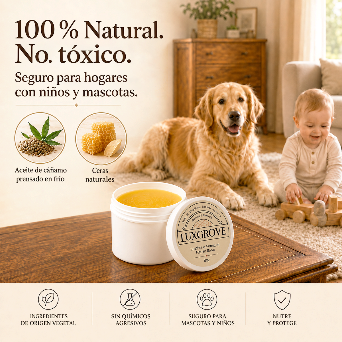 Luxgrove™ - Wood & Leather Repair Salve