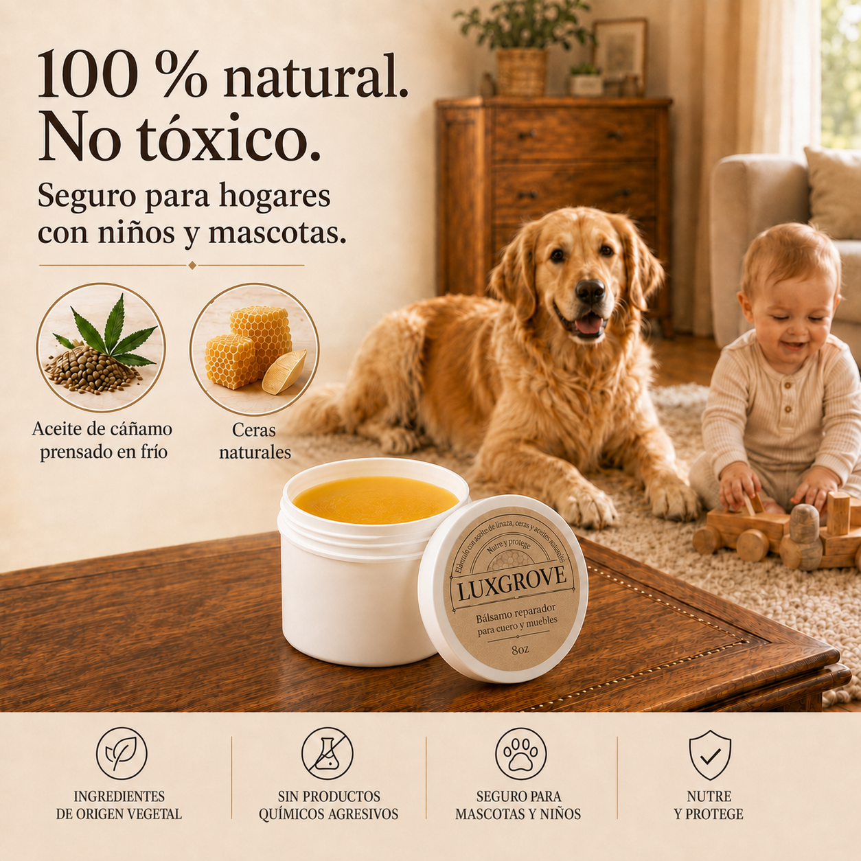 Luxgrove™ - Wood & Leather Repair Salve