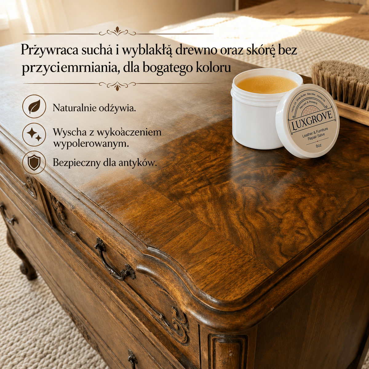 Luxgrove - Wood & Leather Furniture Repair Salve