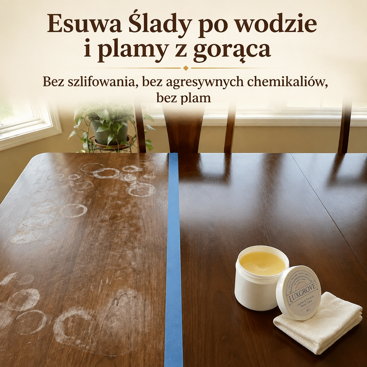 Luxgrove - Wood & Leather Furniture Repair Salve