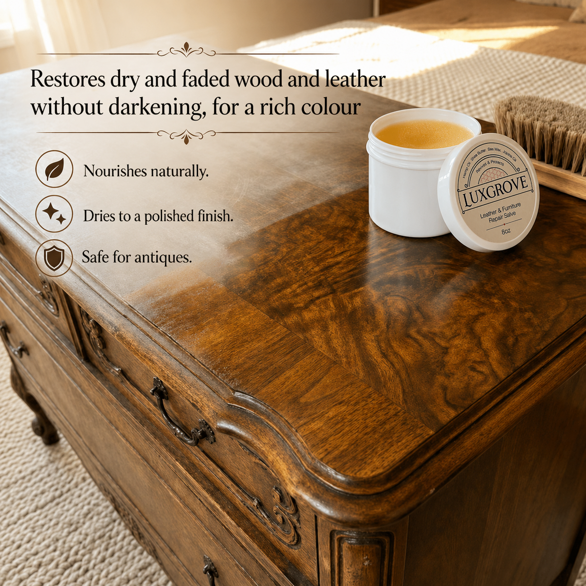 Leather & Furniture Repair Salve - Luxgrove
