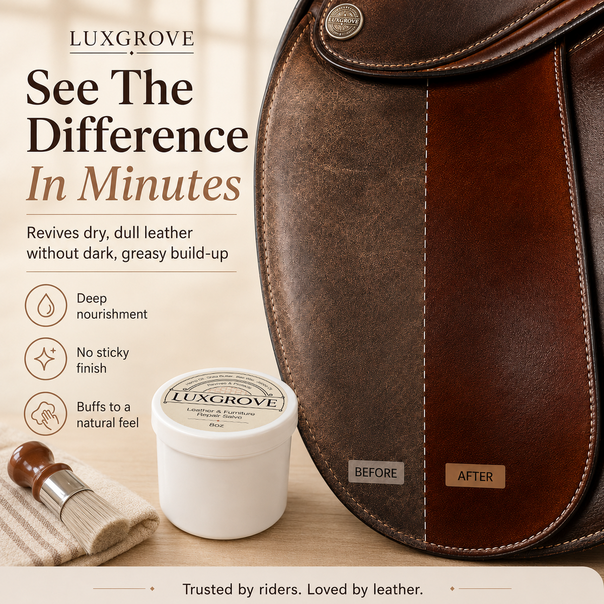 Luxgrove - Tack & Leather Repair Salve