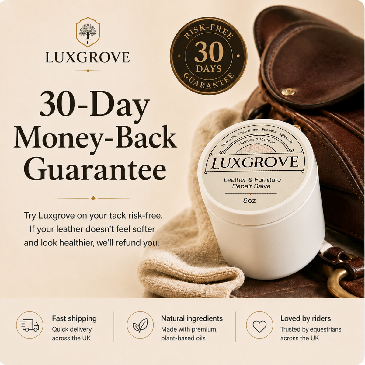 Luxgrove - Tack & Leather Repair Salve