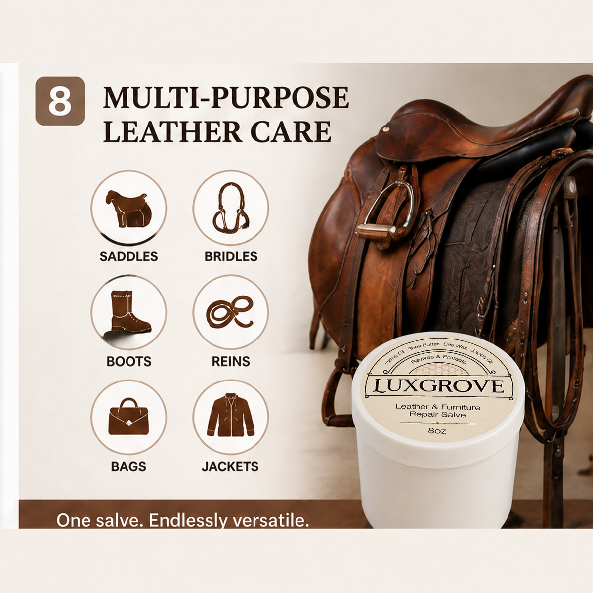 Luxgrove - Tack & Leather Repair Salve