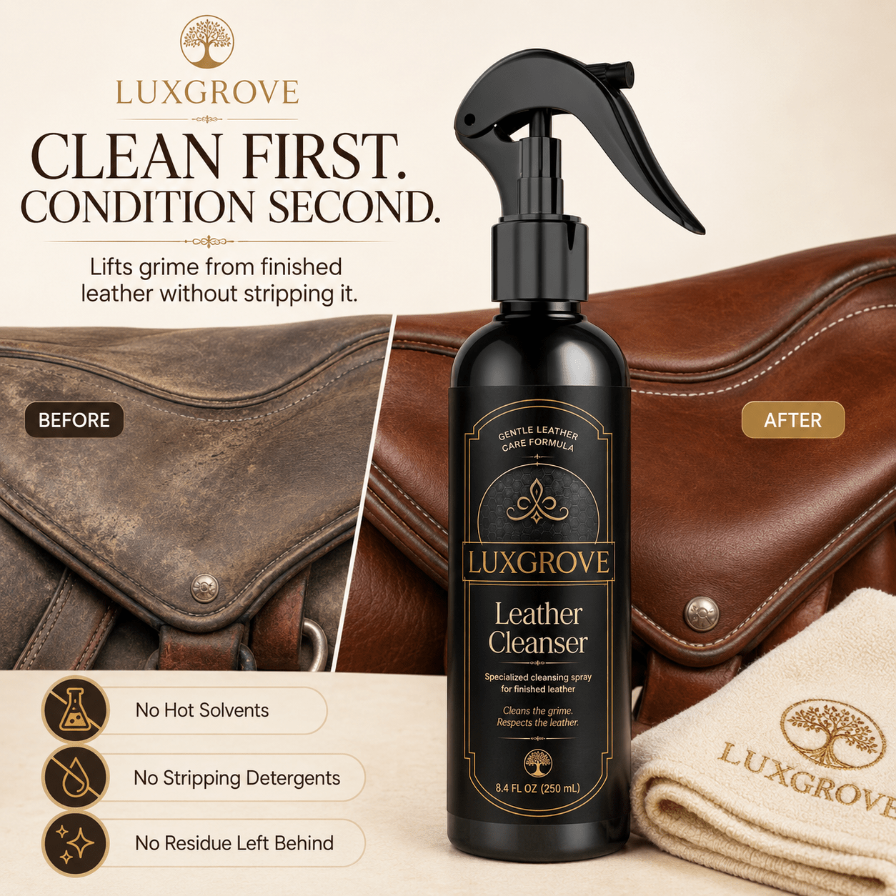 Luxgrove Leather Cleanser