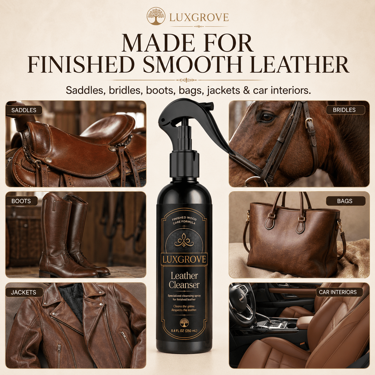 Luxgrove Leather Cleanser