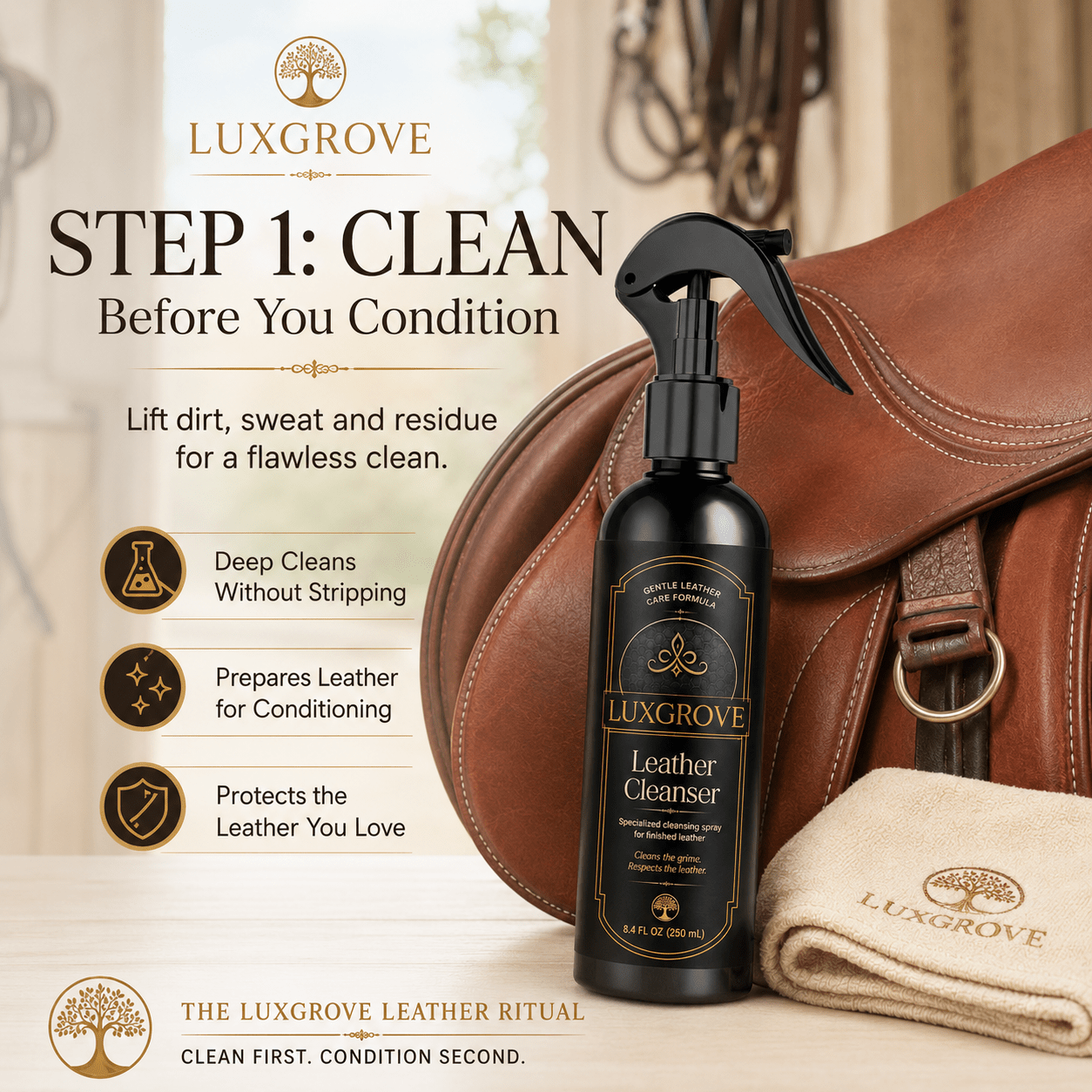 Luxgrove Leather Cleanser
