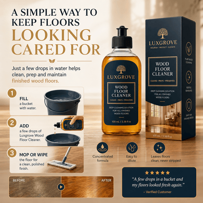 Luxgrove - Prep & Preserve Wood Floor Cleaner